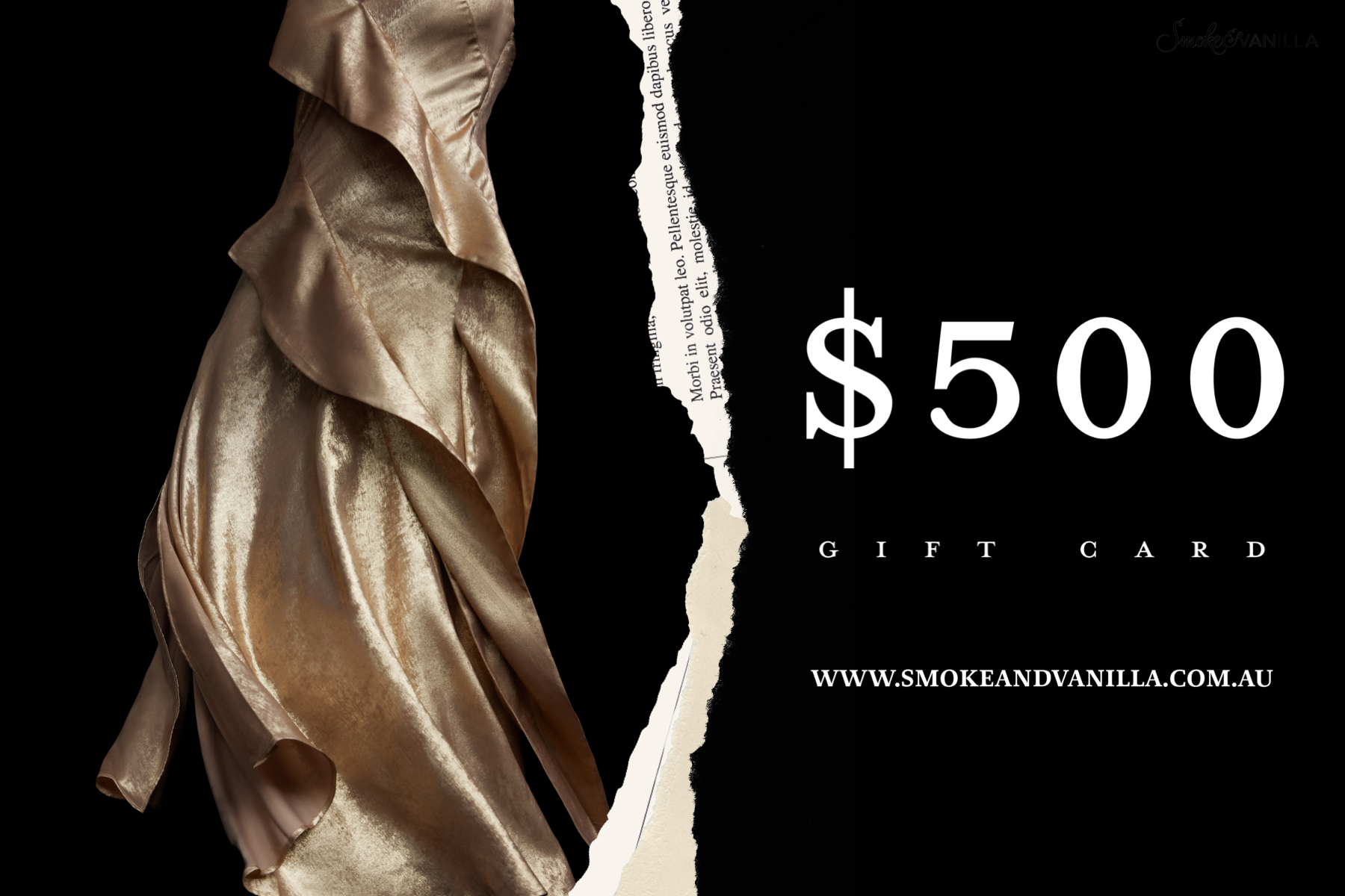 Smoke & Vanilla Online Gift Card - $500