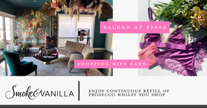 Smoke & Vanilla - Style Lounge Gift Card - $1000